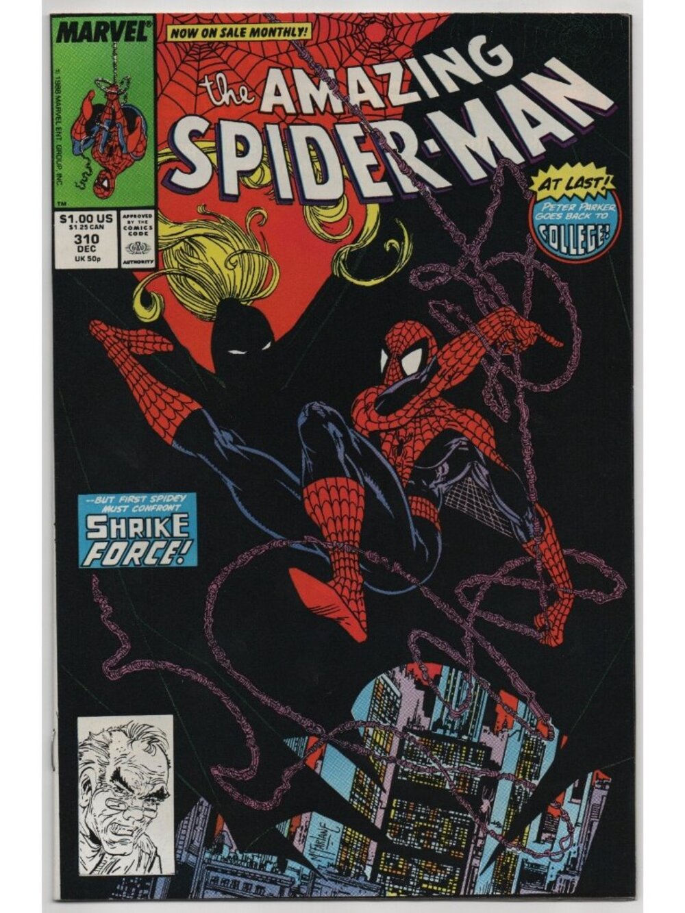 Amazing Spider-Man 310 Marvel Comics 1988 VF- 7.5 McFarlane Shrike Force